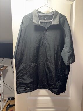 Nike Black Storm-FIT Quarter-Zip Windbreaker Pullover